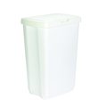 Rubbermaid 13.25 gal White Plastic Spring Top Wastebasket 2339WHT